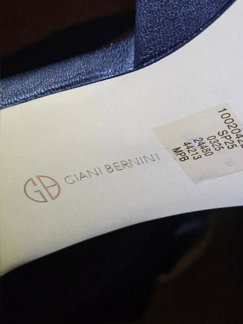Giani Bernini Black Leather Peep-Toe Pump (NWT) 9.5